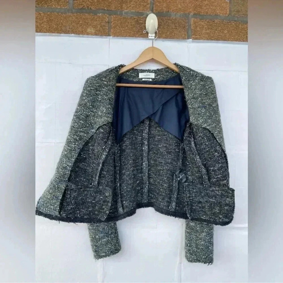 ETOILE ISABEL MARANT Orson Single-Button
Tweed Jacket size 40/8 - Picture 9 of 16